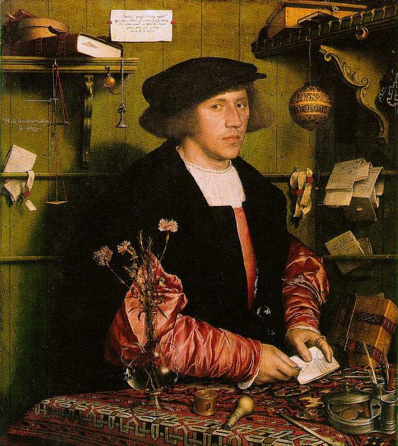 Hans Holbein George Gisze oil painting picture